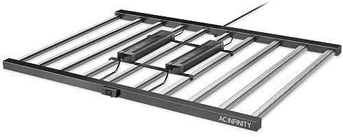 AC Infinity IONFRAME EVO10, Samsung LM301H EVO Bar LED Grow Light 5x5, 3710 Diodes, with Schedule Controller, 1000W Full-Spectrum Commercial Plant Lights for Indoor Growing in Grow Rooms & Greenhouses