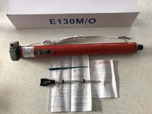 130nm Roller Shutter Garage Door Tube Motor 97mm adapters - Manual Override