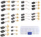 30 Pcs Cepillos de carbono para motor, Escobillas de carbón para amoladora angular Reemplazo de Cepillos de Carbón para Herramientas Eléctricas Accesorios de Repuesto para Taladro Eléctrico Sierras
