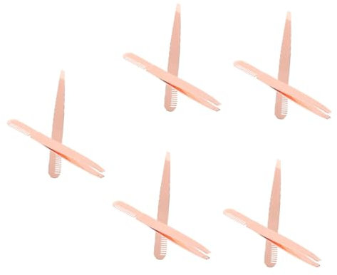 Didiseaon 10pcs Precision Eyebrow Tweezers for Women Face Hair Removal Lash Tweezers for Men Portable Beauty Accessories