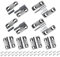 Anstore 8 Stück Edelstahl Türscharnier 1.5 Inch, 37x33x2mm Abnehmbare Scharniere Edelstahl 304 mit 32 Schrauben 16x4mm, Scharnier für Innen und Außentüren für Türen Fenster Schränke (4 Links+4 Rechts)