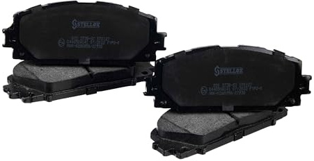 STELLOX 000 273B-SX Bremsbelagsatz, Scheibenbremse (4 Stücke) – ECE-R90 Zertifizierung – mit Anti-Quietsch-Platte – Für PKW