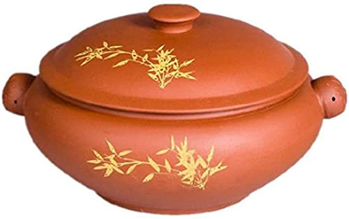 XWBLDBDFC Purple Pottery Cuiseur vapeur Violet Sable Céramique Gaz Pot Faitout Faitout Cuisine Familiale 2-4 Personnes
