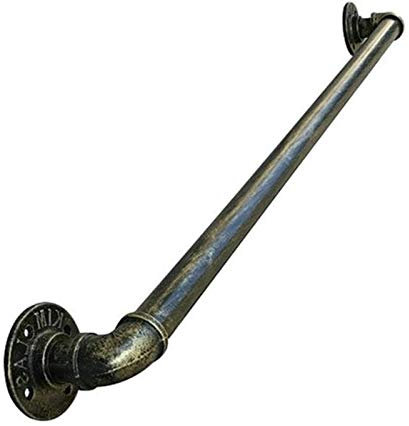 Vintage Treppengeländer Geländer Kit für Innen- und Außentreppen Bronze Gold Kupfer Metall Geländer Unterstützung Deck Treppe Handlauf 120 cm (4ft)