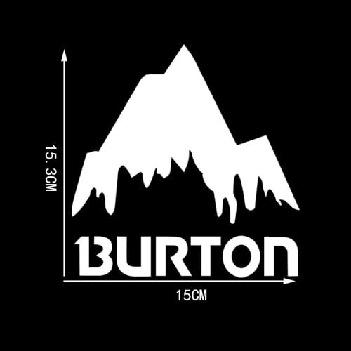 JIFENLI Autoaufkleber 15 * 15,3 cm Burton Snowboard Vinyl Aufkleber Auto Fenster Dekoration lustige Auto Aufkleber