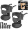 Flaconi 2PCS portabicchieri auto,Portabicchieri Pieghevole Regolabile per Auto,Portabicchieri per Auto,Supporto per Bocchette dell’Aria dell’auto,Per Tazze Thermos,Tazze da Caffè,Lattine per Bevande
