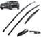 Wipers Parts 22''+18''+12''LHD Front Rear Wiper Blades Set Windshield Windscreen Window Wiper For BMW 1 Series F20 F21 2011-2018 2019