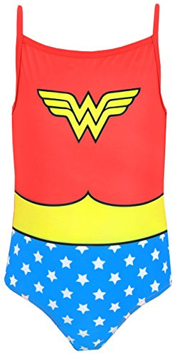 Wonder Woman DC Comics Mädchen Badeanzug Mehrfarbig 98