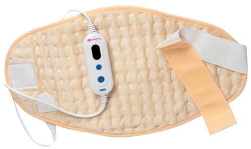 Heizkissen Elektrisch für den Lendenbereich | Größe 53 x 28 cm | Leistung 100 Watt und 3 Temperaturstufen | Wärmekissen aus Polyester | Pekatherm SS30TD