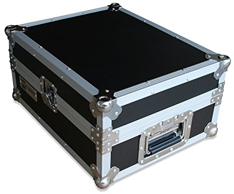 Case für CDJ-800 1000 + DJM-600 800 etc Flightcase Rack DJ, Schwarz