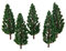 50 Stücke Modellbau Bäume Bäume Tabletop Gelände Modell Bäume Baum Zug Bäume Eisenbahn Landschaft Diorama Baum Architektur Bäume Grün Mini Baum für DIY Landschaft 80mm