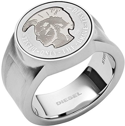 Diesel Ring Für Männer Ring, Silber Edelstahl Ring, DX1202040