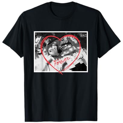 Disney PIXAR UP Carl and Ellie Forever Heart T-Shirt