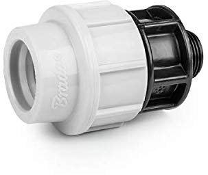 LEM Select Raccordo a compressione PN16 per PE 25 mm filettato 1 maschio (confezione da 2)