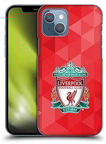 Head Case Designs Officially Licensed Liverpool Football Club Red Geometric 1 Crest 1 Hard Back Case Compatible With Apple iPhone 13