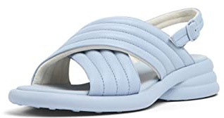 Camper Women's X-Strap Sandal Heeled, Lt/Pastel Blue 005, 4 UK