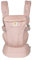 Ergobaby Omni Dream Babytrage für Neugeborene ab Geburt bis 20kg, 4 Positionen SoftTouch Cotton Ergonomische Babybauchtrage Rückentrage Baby-Tragetasche, Pink Quartz