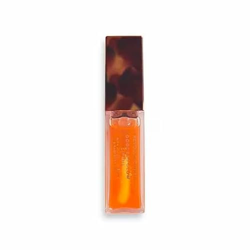 Revolution Pro Glow Edit Lip Oil, Soleil, Orange Tint