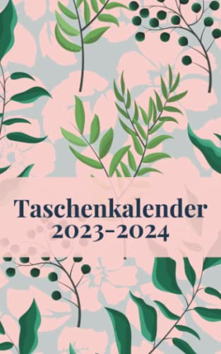 Taschenkalender 2023 2024: Mini Planer passend für die Handtasche I 24 Monate I inkl. Feiertage I Geburtstage I to do Liste I Passwort Tracker I Adressliste I uvm.