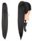 Gairyan 55cm Coda Finta Capelli Extension Lisci con Pinza Posticci per Capelli Sintetici Extension Coda Capelli Lunghi Clip Coda di Cavallo Claw Ponytail Parrucchino Naturale per Donna, Jet Nero