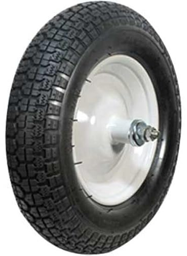 RUOTA CARRIOLA PNEUMATICA mozzo mm 110 - asse corto mm 170