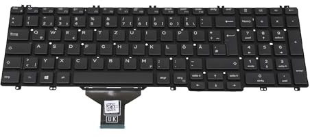 Dell HNR0C Original Tastatur DE (deutsch) schwarz für Latitude 15 (5510), Latitude 15 (5511), Latitude 5500, Latitude 5501