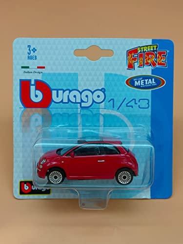 Street Fire Burago - Macchinine Scala 1:43 Metal Modello Assortiti Tra Quelli In Foto (6pz)
