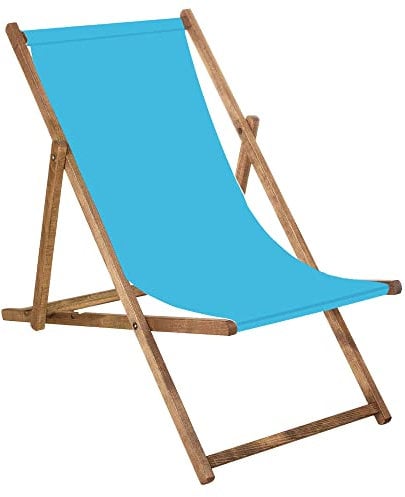 SPRINGOS Liegestuhl Gartenliege Klappstuhl aus Holz imprägniert klappbar Relaxliege Campingstuhl Strandstuhl Buchenholz