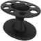 Hairbrush Holder,Hair Brush Organizer Plastic Round Hair Brush Comb Holder Display Rack Hair Styling Brush Stand Shelf Accessories for Salon Home (Black)