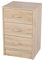 Urban Living Kommode PRATIK mit 3 Schubladen 38 x 34 x H 60 cm Sideboard
