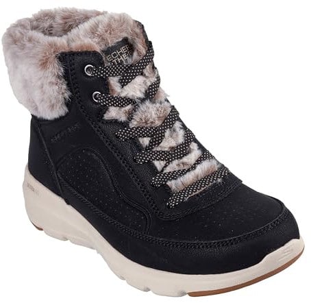Skechers Damen On-The-go Glacial Ultra-Mountain Muse Stiefelette, Black Synthetic, 38 EU
