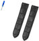 SOMKB Hochwertiges Lederarmband, Zubehör für Cartier Santos 100 Herren und Damen, Lederarmband, 20 mm, 23 mm, 23 mm, Achat