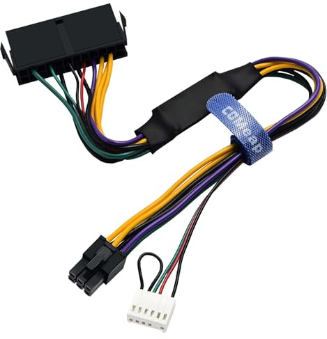 COMeap Adaptador de 24 pines a 6 pines HP ATX Cable de alimentación compatible con Z200 Z210 Z220 Z230 Z240 SFF MT TWR Series 4000 6005 8300, ProDesk 600 G1, EliteDesk 800 G1 13.3 pulgadas (34 cm)