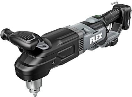 FLEX FX1681-Z - Herramienta de taladro de ángulo recto sin escobillas de 24 V de 1/2 pulgada, 2 engranajes de 2,400 pulgadas en libras, batería y cargador no incluidos