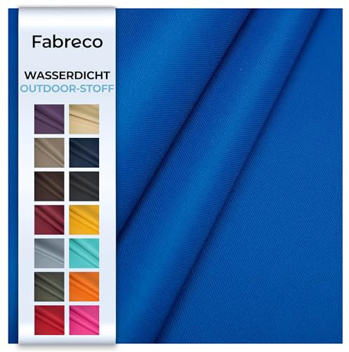 Fabreco – Wasserdichter Oxford 600D Polyester Stoff Meterware 100x150cm | Robuster Outdoor Stoff für Garten, Camping & Abdeckungen | Segeltuch & Markisenstoff | Markisenstoffe Meterware, Blau