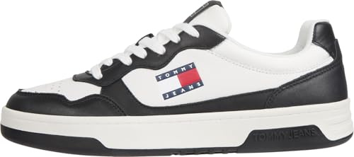 Tommy Jeans Herren Cupsole Sneaker Essential aus Leder