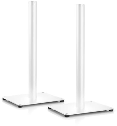 Teufel K&M AC 7001 SP3 Lot de 2 supports de classe HiFi pour enceintes compactes Teufel Blanc