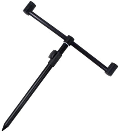 Soporte para caña de pescar con pinchos de arena, soporte de alarma de mordedura de pesca, soporte de aleación de aluminio, barra de alarma de mordida de pesca para pescadores principiantes y