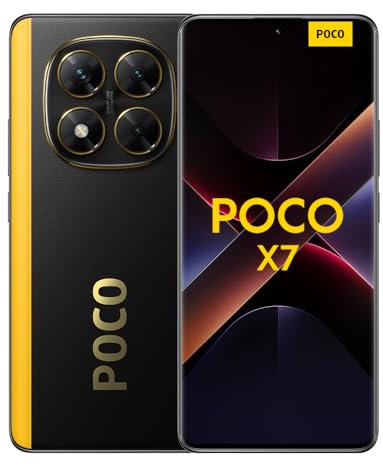 Xiaomi POCO X7 smartphone, 8+256GB, Black, 50MP main camera with OIS, 5110mAh battery, IP68 (no charger included), 2 year Warranty