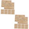 IWOWHERO 20 Stk Geschenkpapier Altes Verpackungspapier Karte Seitliche Verschlussschnalle Blumenstrauß Packpapier Geschenkboxen Geschenkverpackungspapier Platzwertwürfel Blumenpapier