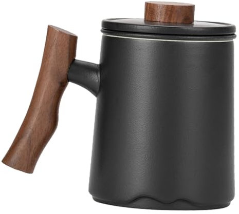Alipis Keramikbecher Mit Filter Für Teeblätter Kaffeetasse Trinkbecher Für Wasser Und Milchtee Pflegeleicht Und Verschleißfest Für Täglichen Gebrauch