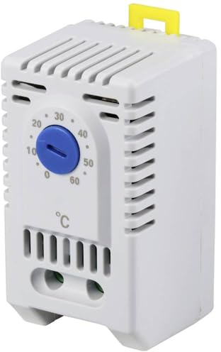 TRU Components Schrankthermostat TC-NT32-F NO 1 NO (T) (L x B x H) 60 x 33 x 43 mm, 1 Stück