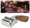 Leather Press Roller 70mm Leather Glue Edges Laminating Roller with Wooden Handle Leatherworking Glue Edges Laminating Rolling Tool for Leather Fabric Craft DIY