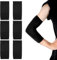 DIVINA VITAE 3 Paar Unterarm-Tattoo-Abdeckungen Schwarz Tattoo Abdeckung Arm Ärmel Spandex Armsleeve Oberarm Bandage Zum Abdecken Von Tattoos Und Als Sonnenschutz Für Männer Und Frauen（Schwarz）