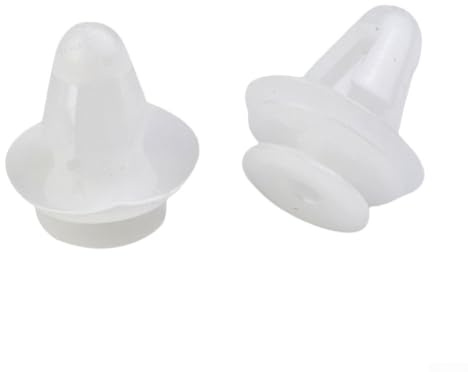 Niceminiwall 100Pcs 9mm Car Door Hole Bumper Cover Auto Screw Plastic Fastener Clips Rivets for Car Fenders and Trim Mouldings