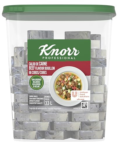 Knorr Professional Beef Bouillon Cubes, Beef Stock Cubes for Soups, Stocks and Broths, 66s