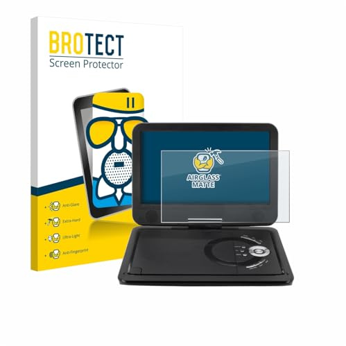 brotect Anti-Glare Glass Screen Protector Matte compatible with Soundmaster PDB1910SW DVD Player - Anti-Scratch 9H Protection Film