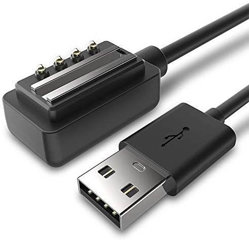 TUSITA Caricabatterie per Suunto Spartan Ultra HR,Spartan Sport Wrist HR,Suunto 9,Suunto D5,Suunto EON Core - Supporto per cavo di ricarica USB 100 cm - Accessori per Orologio intelligente
