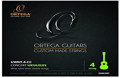 ORTEGA Cuerdas para ukelele Concierto, UWNY-4-CC