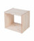 Lenmar Regalwürfel Cube, Grundmodul Fichte Natur, Regalwürfel aus Massivholz, erweiterbar zum Regal, Raumteiler, Bücherregal (Zwei Schubladen Set)